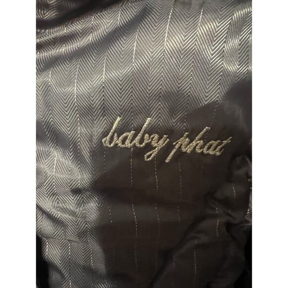 Vintage Baby Phat Y2K Jacket Coat 90’s 2000’s Size Small Dark Grey - Picture 12 of 13